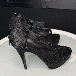 Le Chateau Black Sparkling Heels